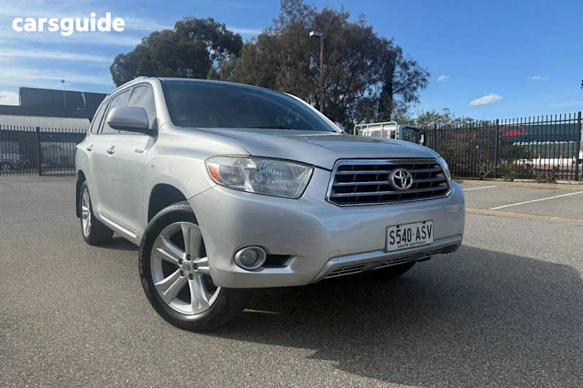 Silver 2008 Toyota Kluger Wagon Grande (Fwd)
