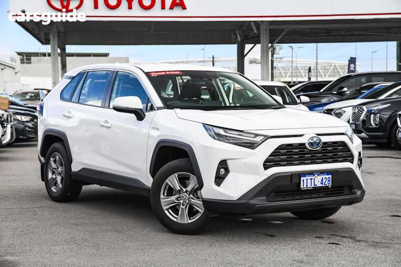 White 2024 Toyota RAV4 SUV GX F