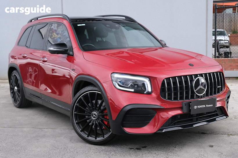 Red 2021 Mercedes-Benz GLB35 Wagon 4Matic
