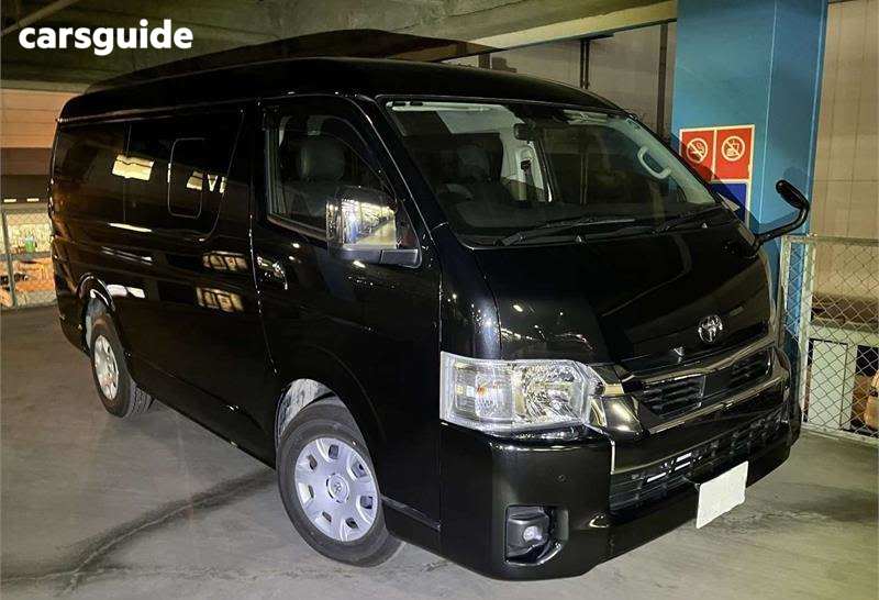 Black 2022 Toyota HiAce Commercial VAN COMMUTER GL