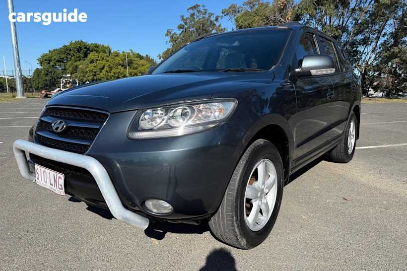 Grey 2008 Hyundai Santa FE Wagon Slx Crdi (4X4)