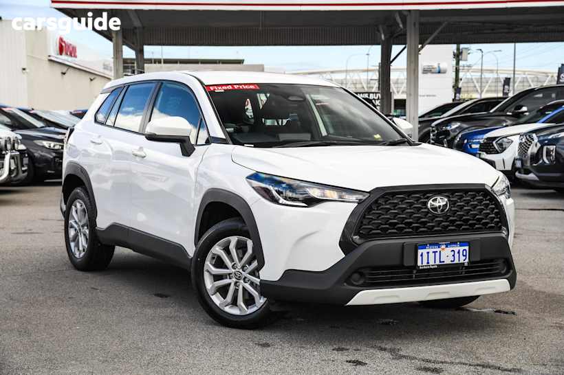 White 2023 Toyota Corolla Cross SUV GX F
