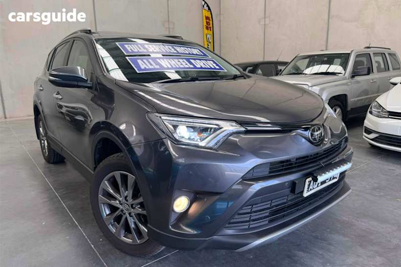 Grey 2017 Toyota RAV4 SUV CRUISER 4X4