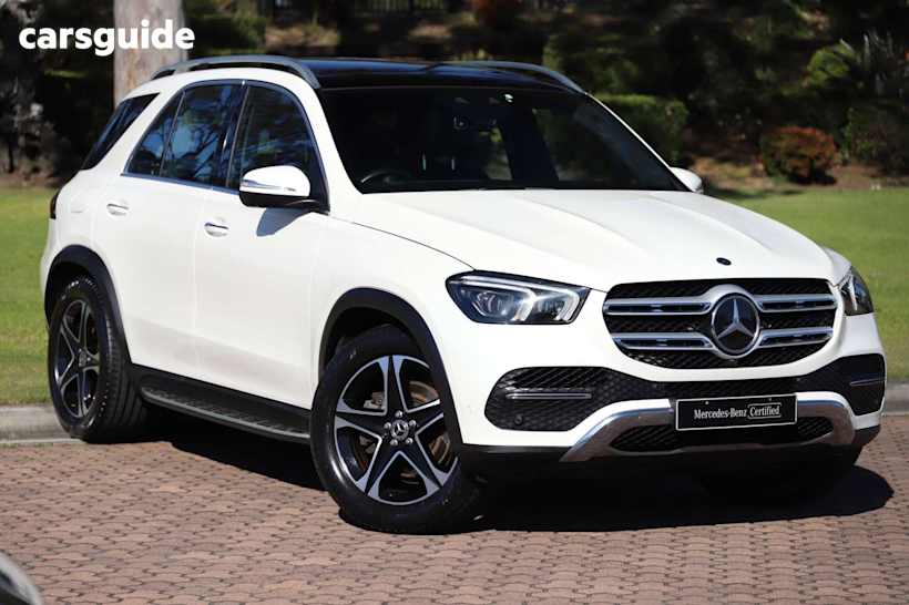 White 2019 Mercedes-Benz GLE-Class SUV GLE400 D 4WD