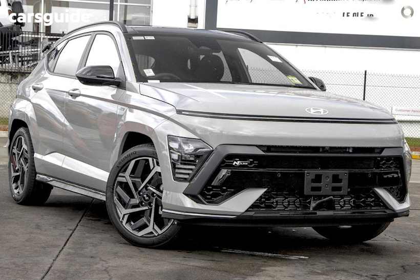 Grey 2025 Hyundai Kona SUV PREMIUM N LINE F
