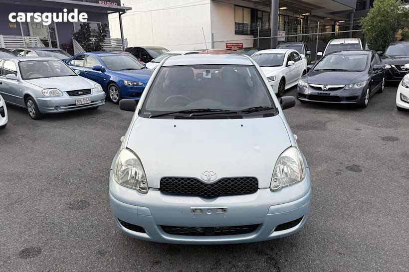 Blue 2003 Toyota Echo Hatchback