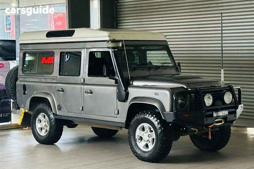 Grey 2010 Land Rover Defender Wagon 110 (4X4)
