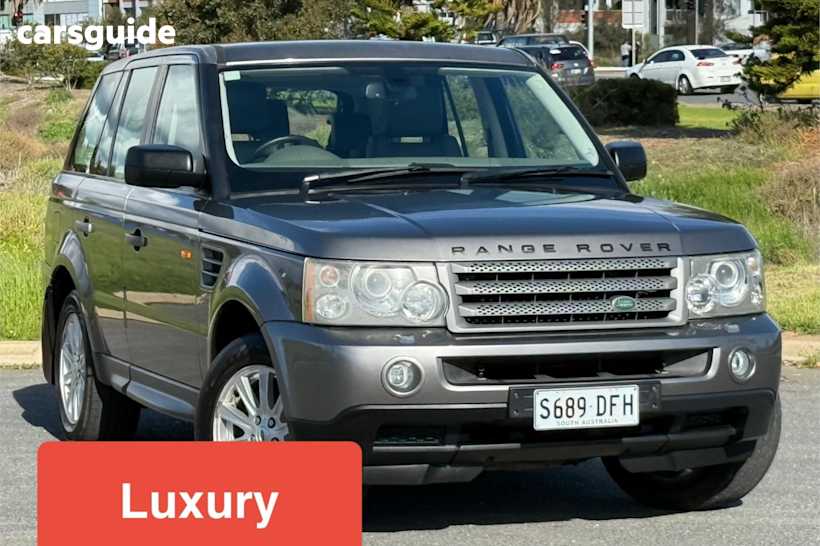 Grey 2008 Land Rover Range Rover Sport SUV TDV6 4X4