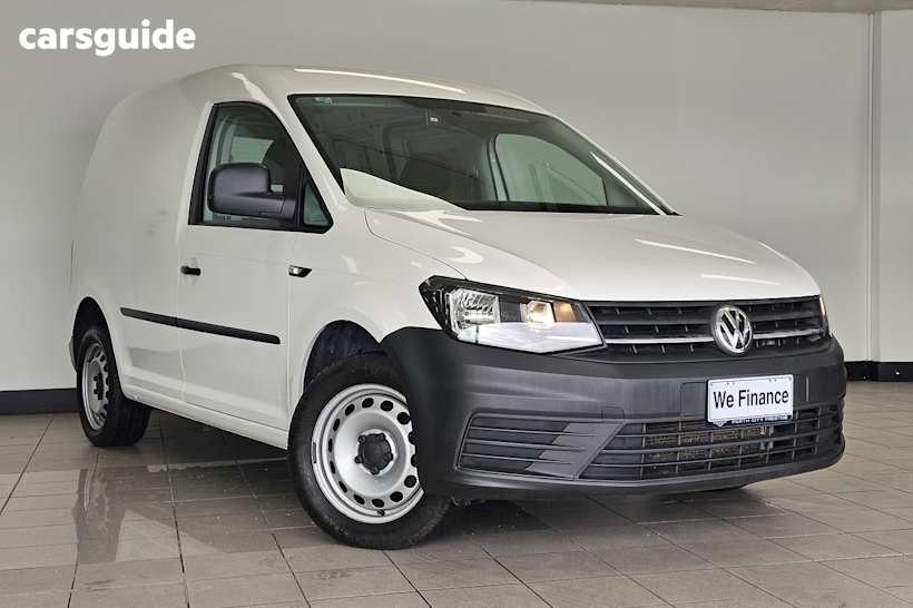White 2020 Volkswagen Caddy Commercial TSI220 F