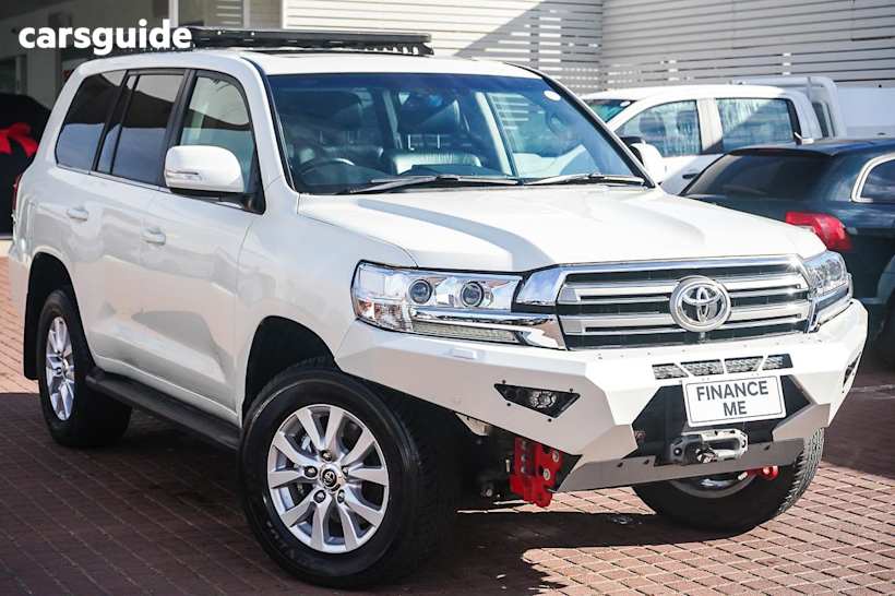 White 2020 Toyota Landcruiser Wagon Lc200 Vx (4X4)