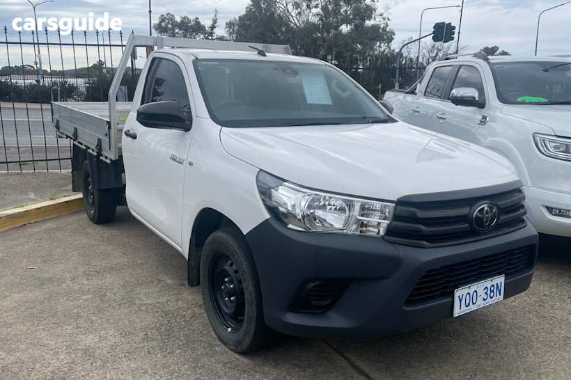 White 2021 Toyota Hilux Cab Chassis Workmate (4X2)