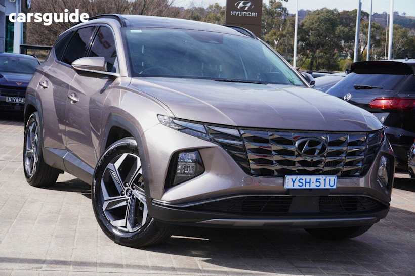 Gold 2022 Hyundai Tucson Wagon Highlander (Awd)