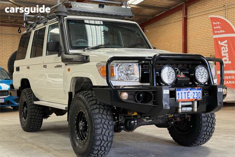 White 2010 Toyota Landcruiser Wagon Workmate (4X4)