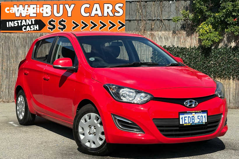 Red 2013 Hyundai I20 Hatch ACTIVE F