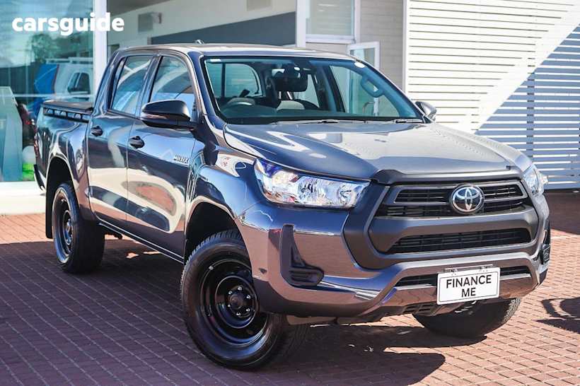 Grey 2022 Toyota Hilux Double Cab Pick Up Workmate (4X4)