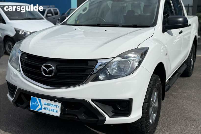 White 2018 Mazda BT-50 Ute Tray XT HI-RIDER R