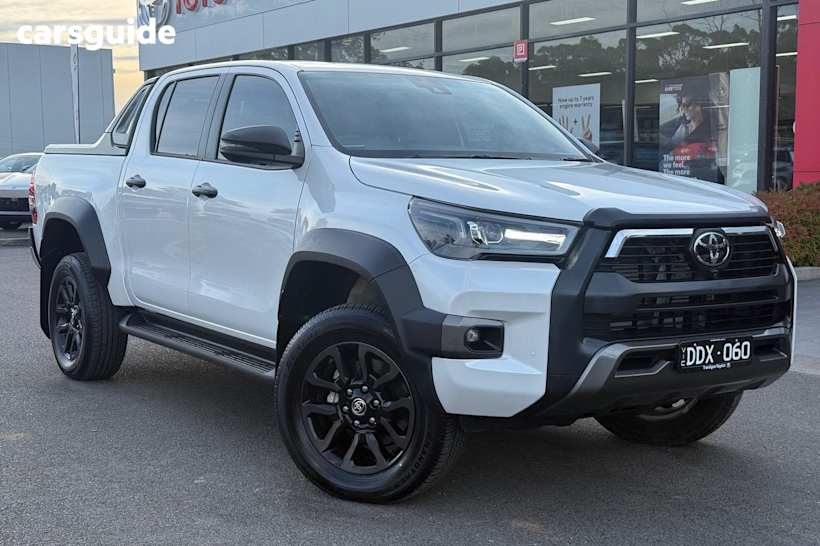 White 2024 Toyota Hilux Ute Tray ROGUE 48V 4X4
