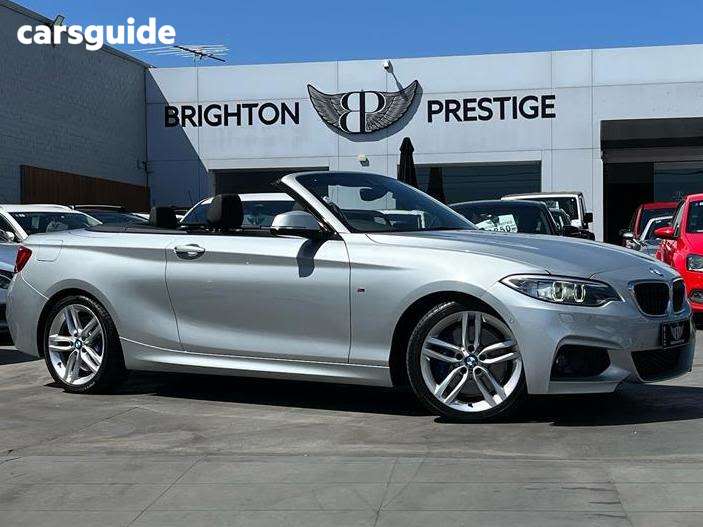 Silver 2017 BMW 230I Convertible M Sport