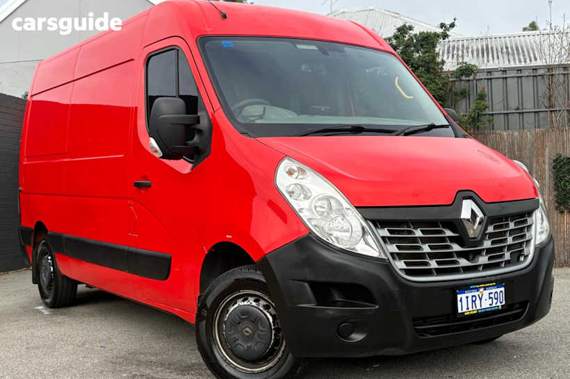 Red 2016 Renault Master Commercial X62 VAN MID ROOF MWB 4DR AMT 6SP 1583KG 2.3DT (L2H2)