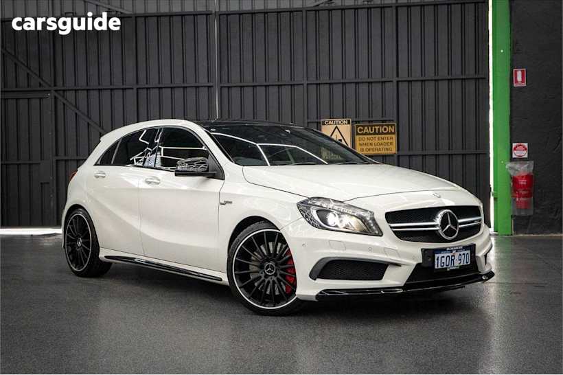 White 2015 Mercedes-Benz A-CLASS Hatch A45 AMG 4WD