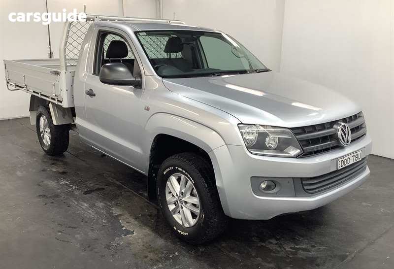 Silver 2014 Volkswagen Amarok Cab Chassis Tdi420 (4X4)