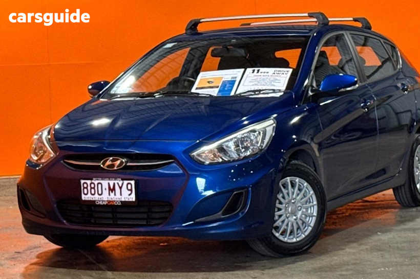 Blue 2015 Hyundai Accent Hatchback Active