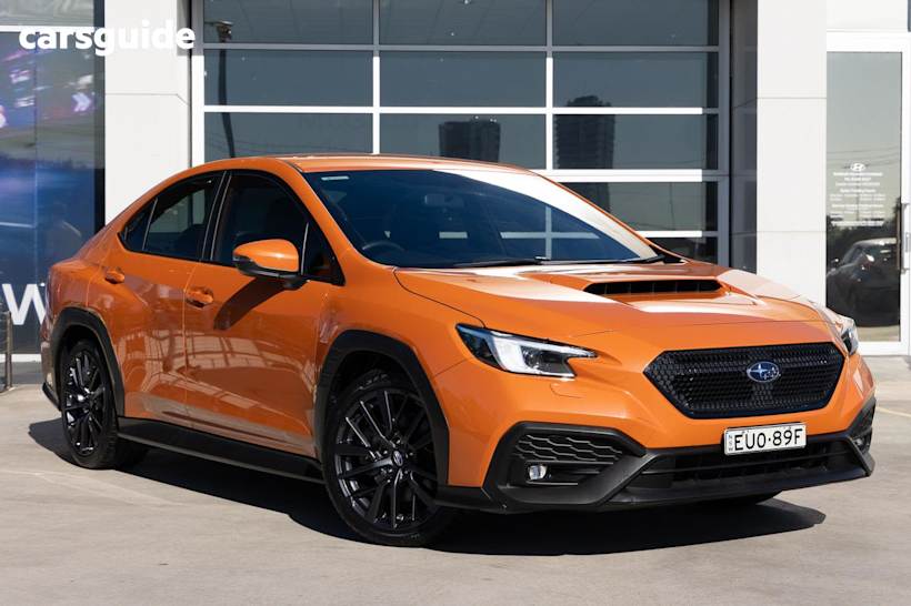 Orange 2022 Subaru WRX Sedan (Awd)