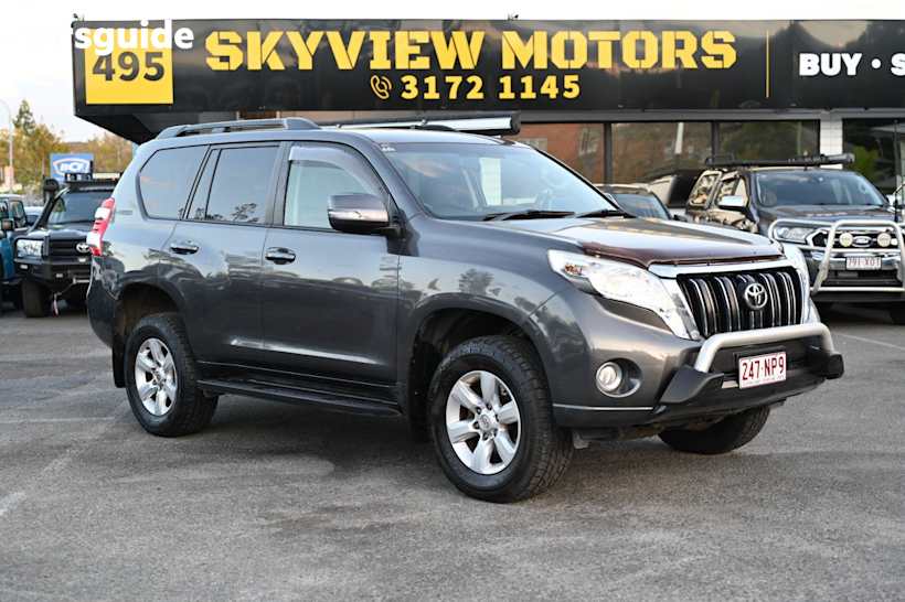 Grey 2014 Toyota Landcruiser Prado SUV GXL 4X4