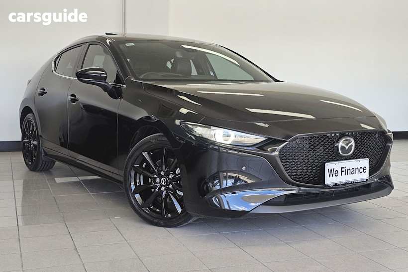 Black 2023 Mazda Mazda3 Hatch G25 ASTINA F
