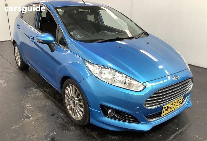 Blue 2013 Ford Fiesta Hatchback Sport