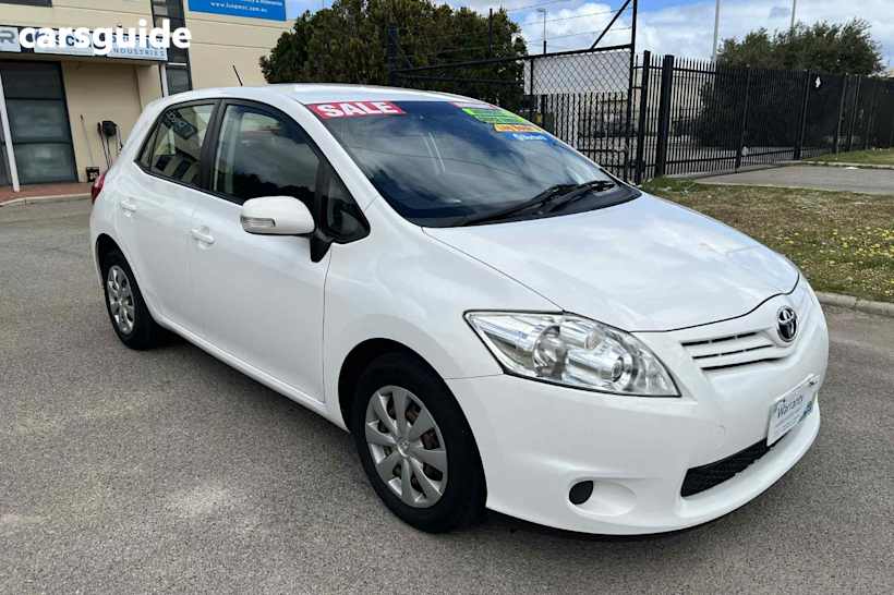 White 2011 Toyota Corolla Hatchback Ascent
