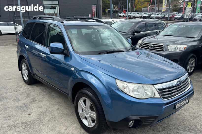 Blue 2008 Subaru Forester Wagon Xs Premium