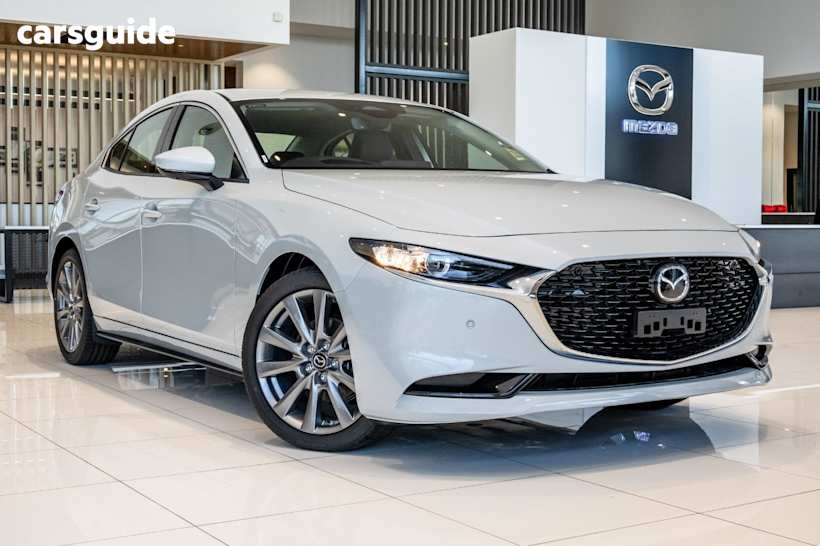 White 2025 Mazda 3 Sedan G25 Gt Vision