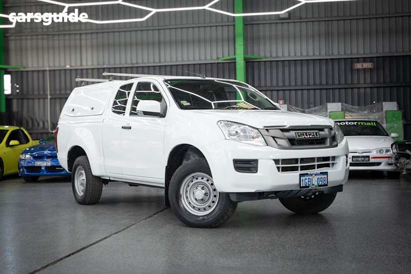 White 2016 Isuzu D-MAX Ute Tray SX HIGH RIDE R
