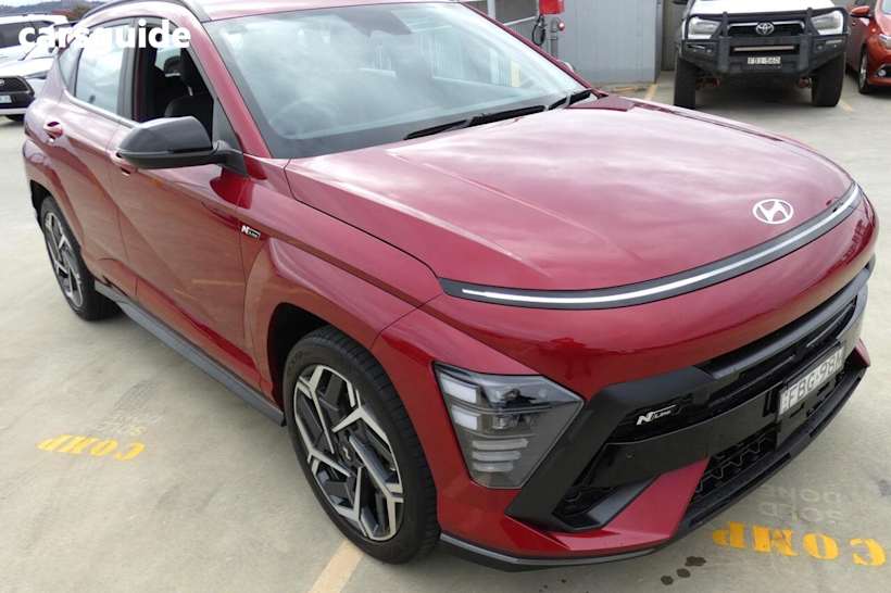 Red 2023 Hyundai Kona Wagon N Line