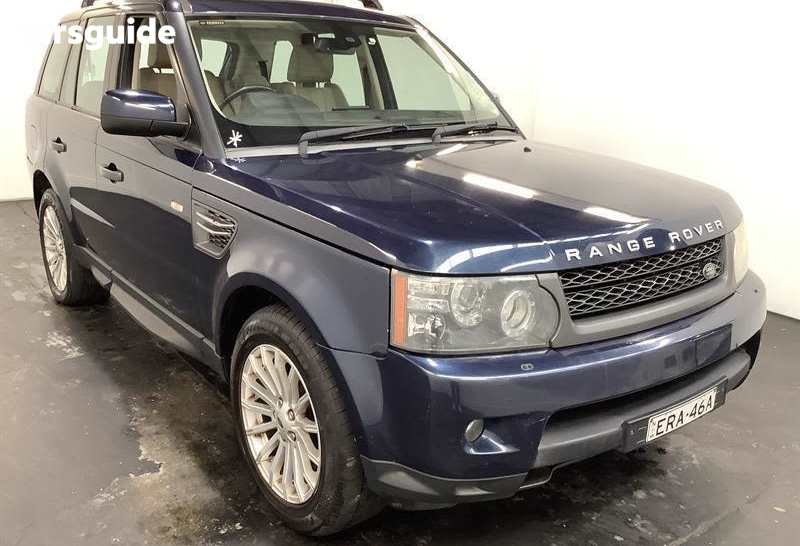 Blue 2010 Land Rover Range Rover Sport Wagon 3.0 Tdv6