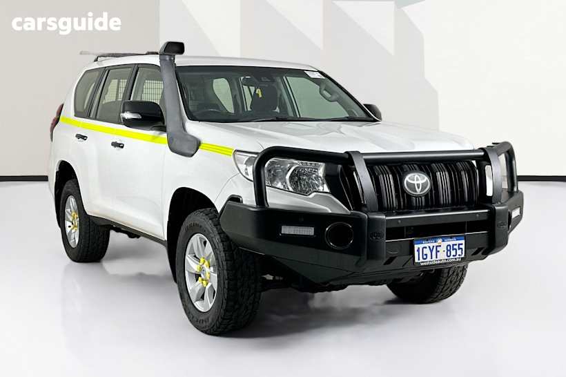 White 2019 Toyota Landcruiser Prado Wagon Gx (4X4)