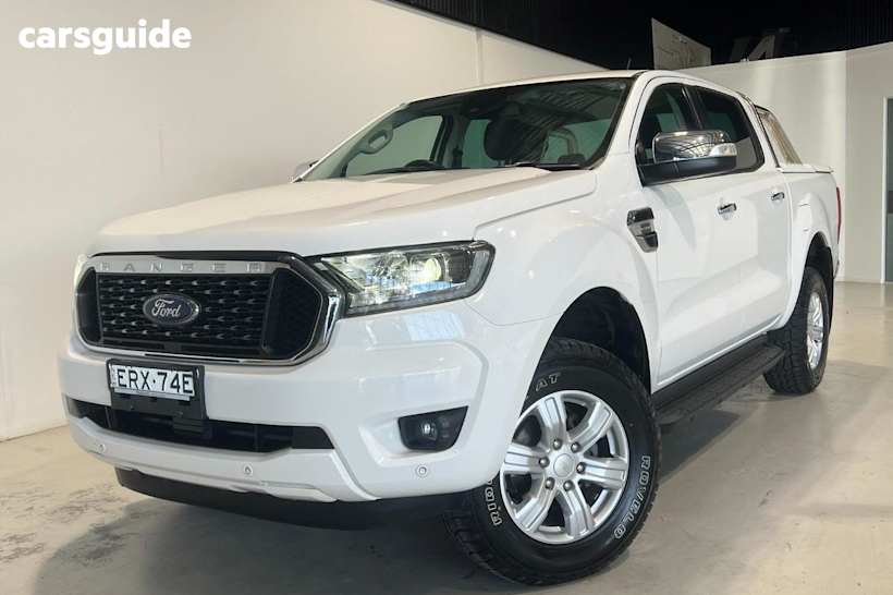 White 2022 Ford Ranger Double Cab Pick Up Xlt 2.0 (4X4)