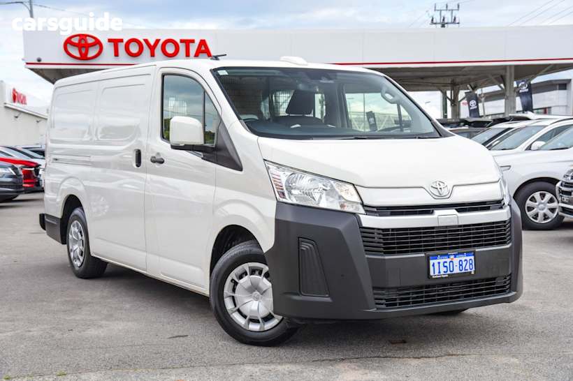 White 2021 Toyota HiAce Commercial R