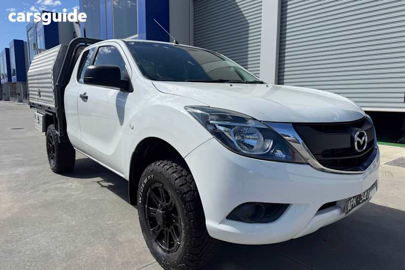 White 2017 Mazda BT-50 Ute Tray XT 4X4