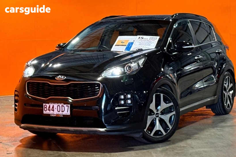 Black 2018 Kia Sportage Wagon Gt-Line (Awd)