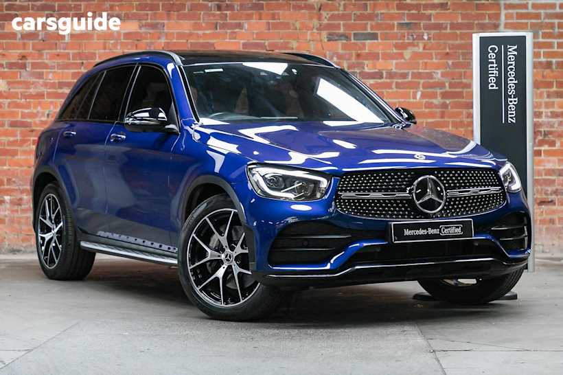 Blue 2022 Mercedes-Benz GLC300 Wagon 4Matic
