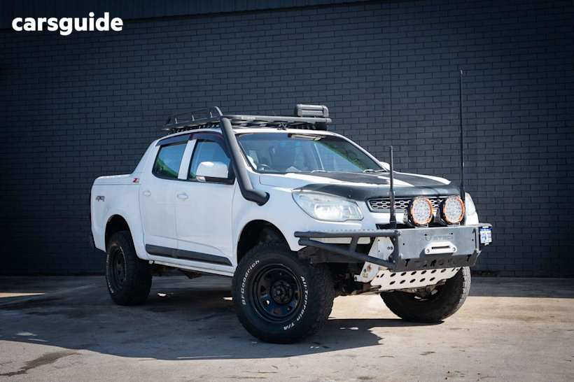 White 2014 Holden Colorado Ute Tray LS 4X4