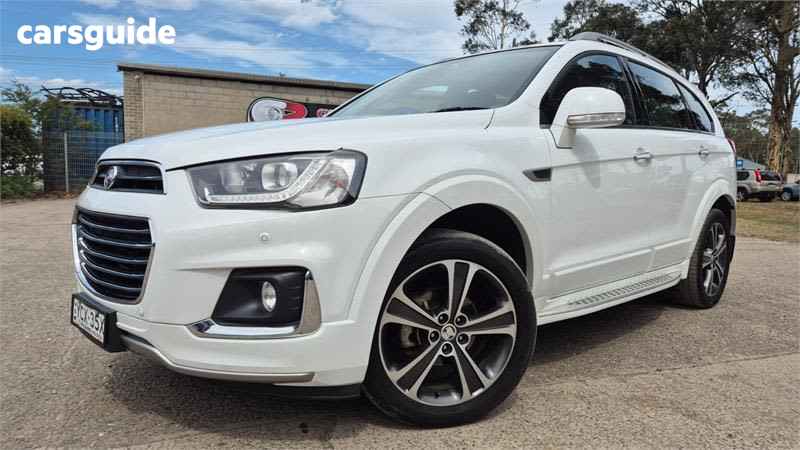 White 2016 Holden Captiva SUV LTZ 4X4