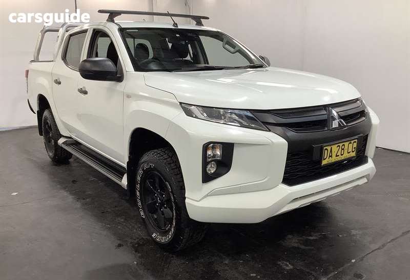 White 2020 Mitsubishi Triton Double Cab Pick Up Glx Adas (4X2)