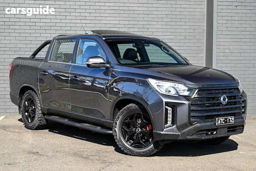 Grey 2022 Ssangyong Musso Ute Tray ULTIMATE LUXURY 4X4