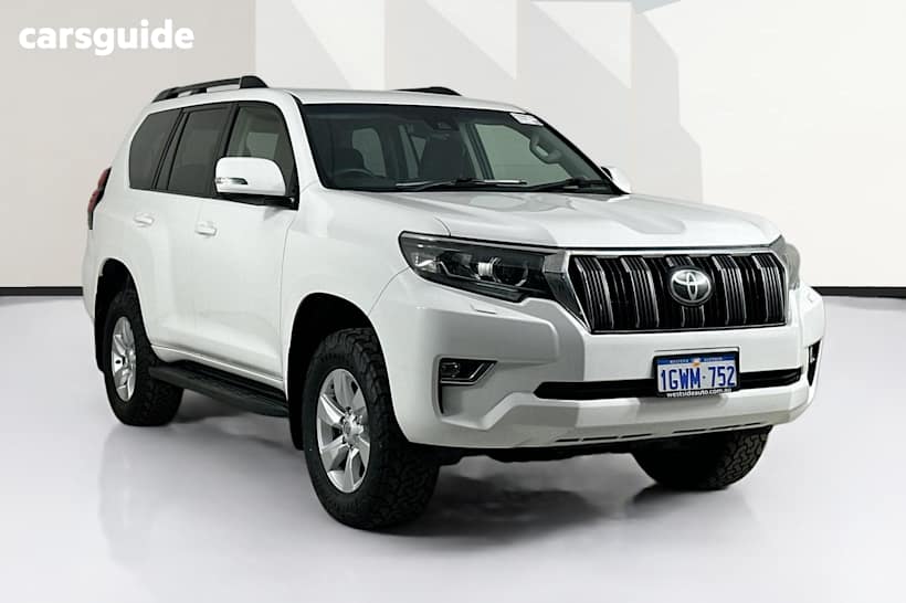 White 2019 Toyota Landcruiser Prado Wagon Gxl (4X4)
