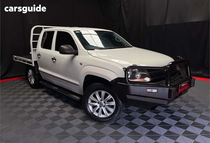 White 2012 Volkswagen Amarok Dual Cab Chassis Tdi400 (4X4)