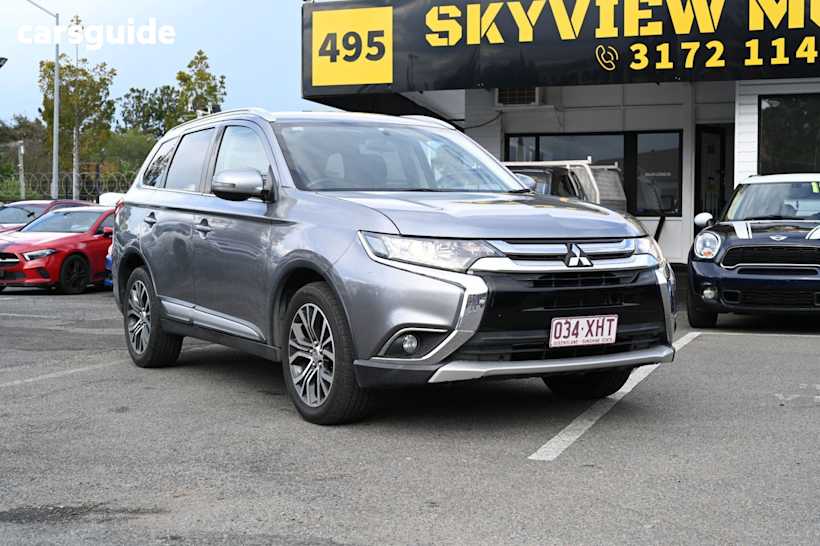 Grey 2015 Mitsubishi Outlander SUV LS 4X4