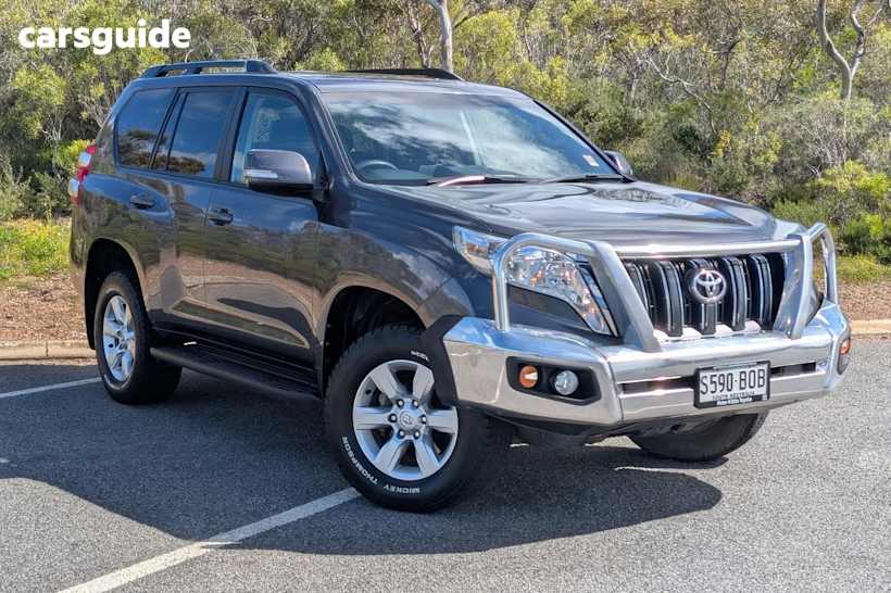 Grey 2017 Toyota Landcruiser Prado SUV GXL 4X4